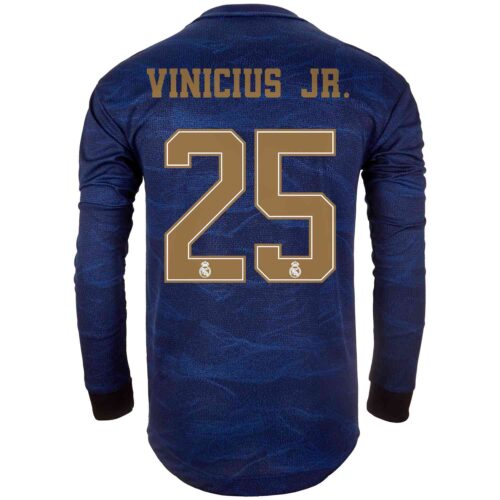 2019/20 adidas Vinicius Jr Real Madrid Away L/S Authentic Jersey