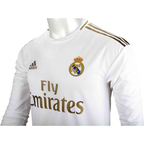 2019/20 adidas Raphael Varane Real Madrid Home L/S Authentic Jersey