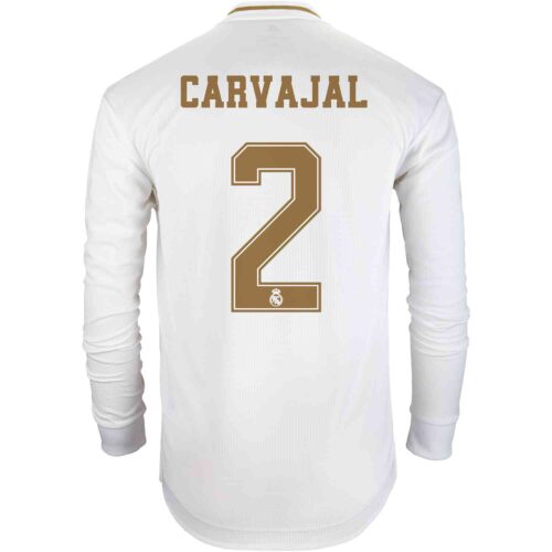2019/20 adidas Dani Carvajal Real Madrid Home L/S Authentic Jersey