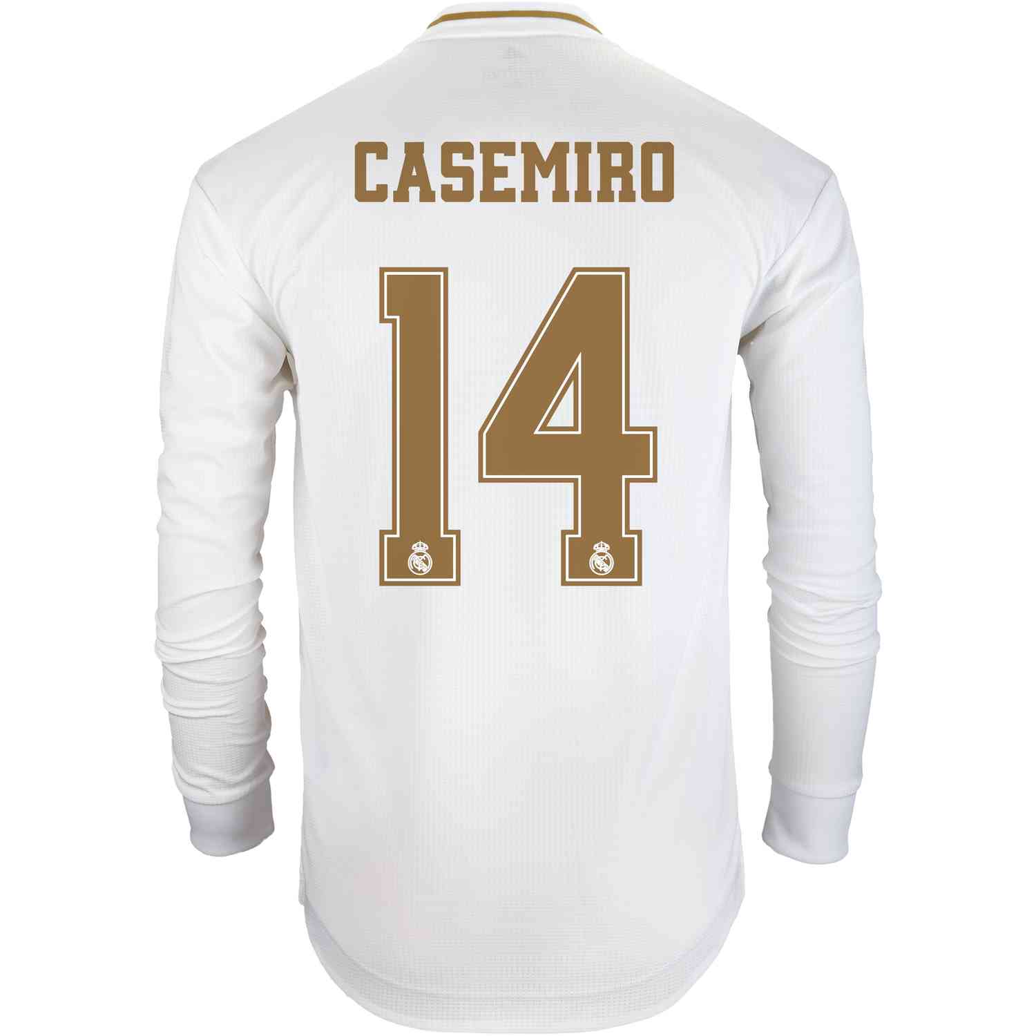 2019/20 adidas Casemiro Real Madrid Home L/S Authentic Jersey - SoccerPro