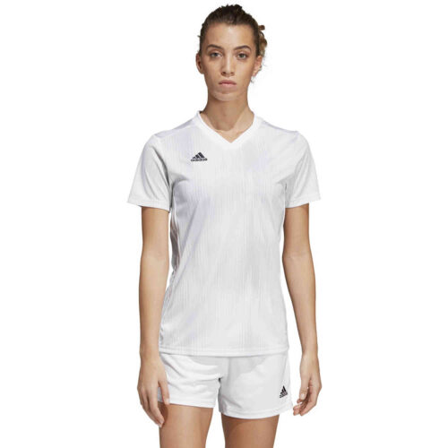 Womens adidas Tiro 19 Jersey – White