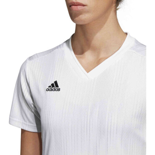 Womens adidas Tiro 19 Jersey – White