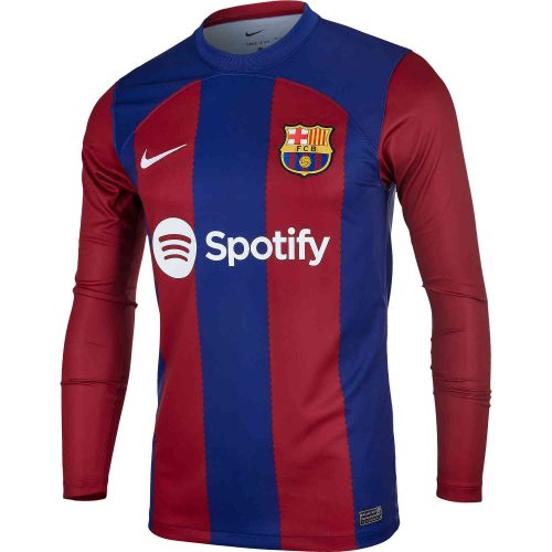 2023/2024 Nike Barcelona L/S Home Jersey