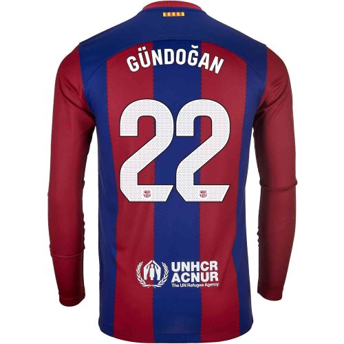 Nike Ilkay Gundogan Barcelona L/S Home Jersey – 2023/2024