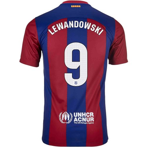 2023/24 Nike Robert Lewandowski Barcelona Home Jersey