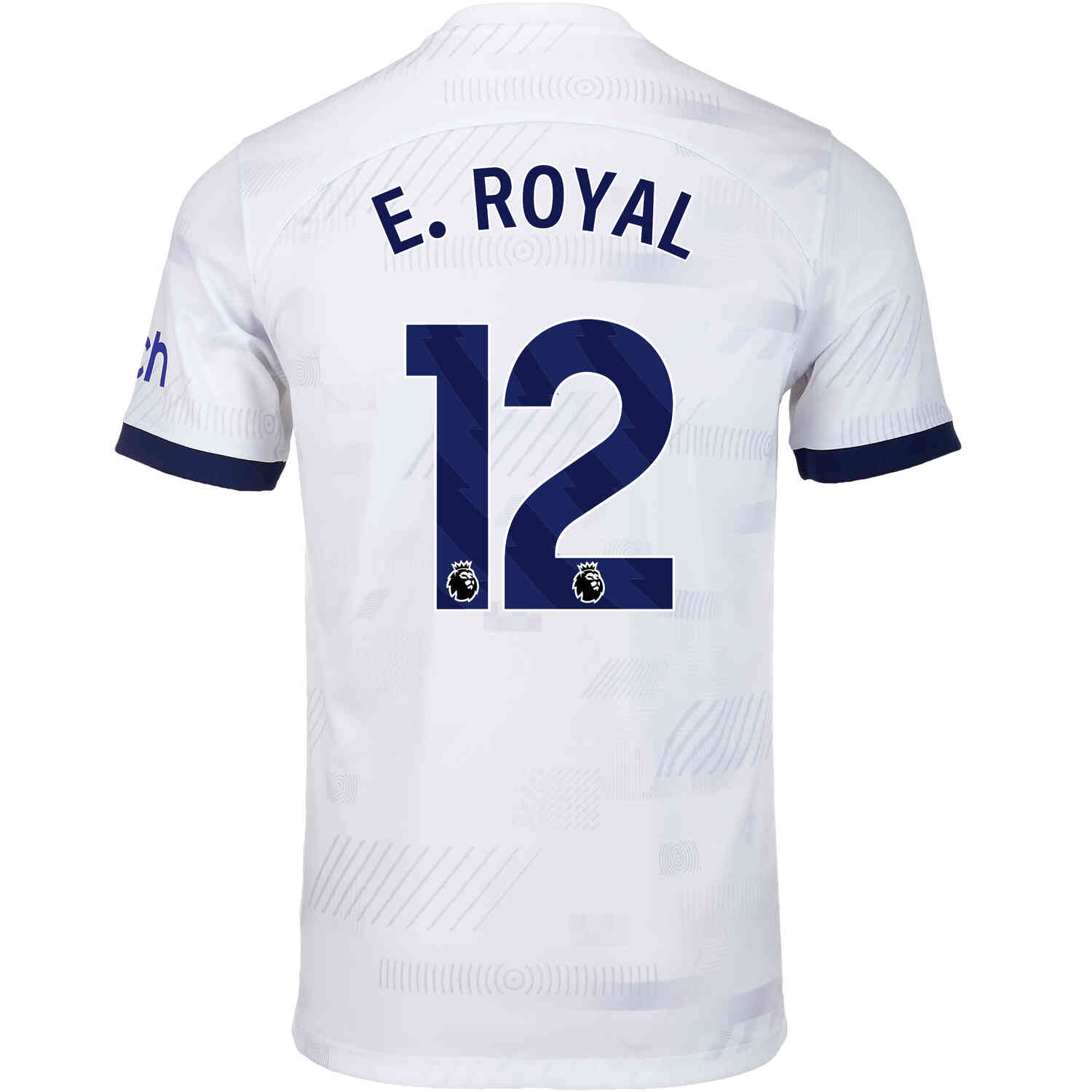 Nike Tottenham Emerson Royal Home Jersey w/ Champions League Patches 22/23 (White) Size 2XL