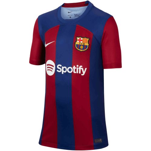 2023/2024 Kids Nike Barcelona Home Jersey
