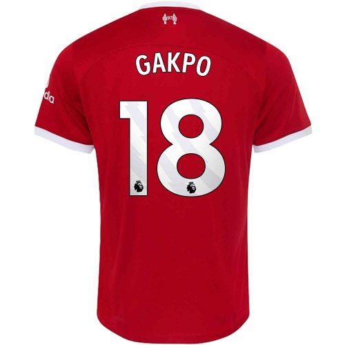 2023/24 Kids Nike Cody Gakpo Liverpool Home Jersey