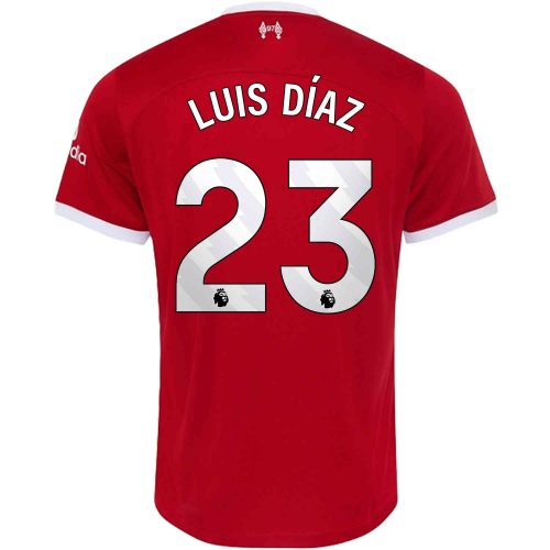 2023/24 Kids Nike Luis Diaz Liverpool Home Jersey