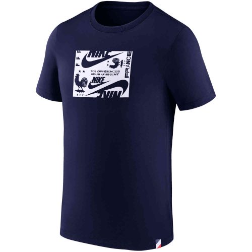 Nike France Original Tee – Blackened Blue