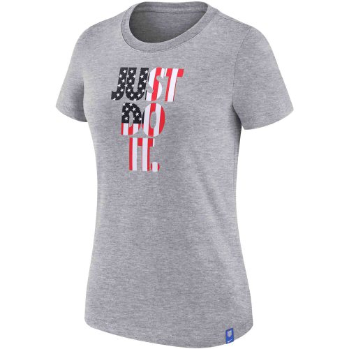 Womens Nike USA JDI Tee – Dk Grey Heather