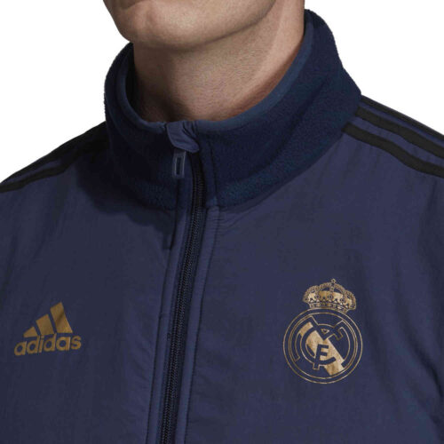 adidas Real Madrid Fleece Jacket – Night Indigo/Black/Dark Football Gold