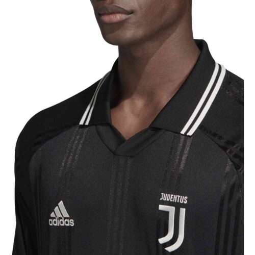 adidas Juventus L/S Retro Jersey – Black