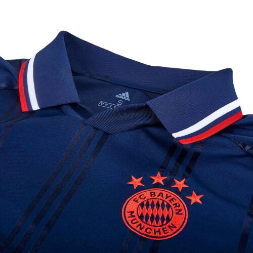 adidas Bayern Munich L/S Retro Jersey – Collegiate Navy/FCB True Red