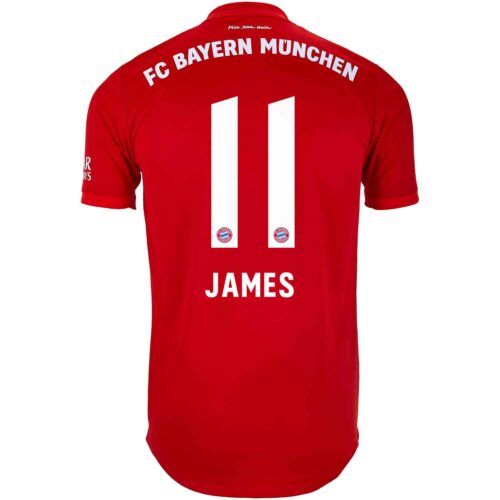 2019/20 adidas James Rodriguez Bayern Munich Home Authentic Jersey