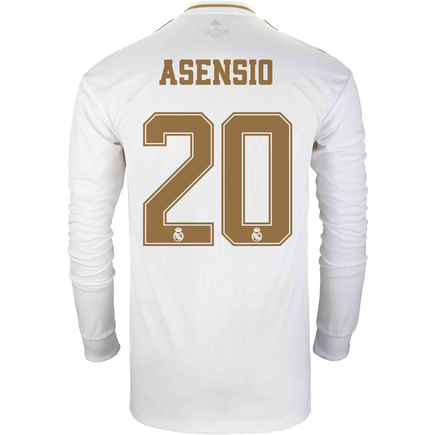 2019/20 adidas Marco Asensio Real Madrid Home L/S Jersey - SoccerPro