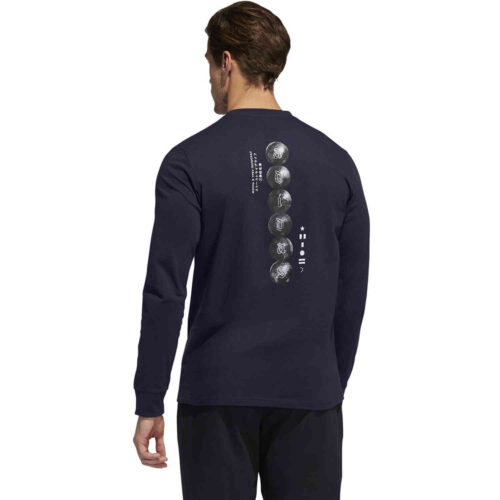 adidas Lifestyle L/S Graphic Tee – Legend Ink