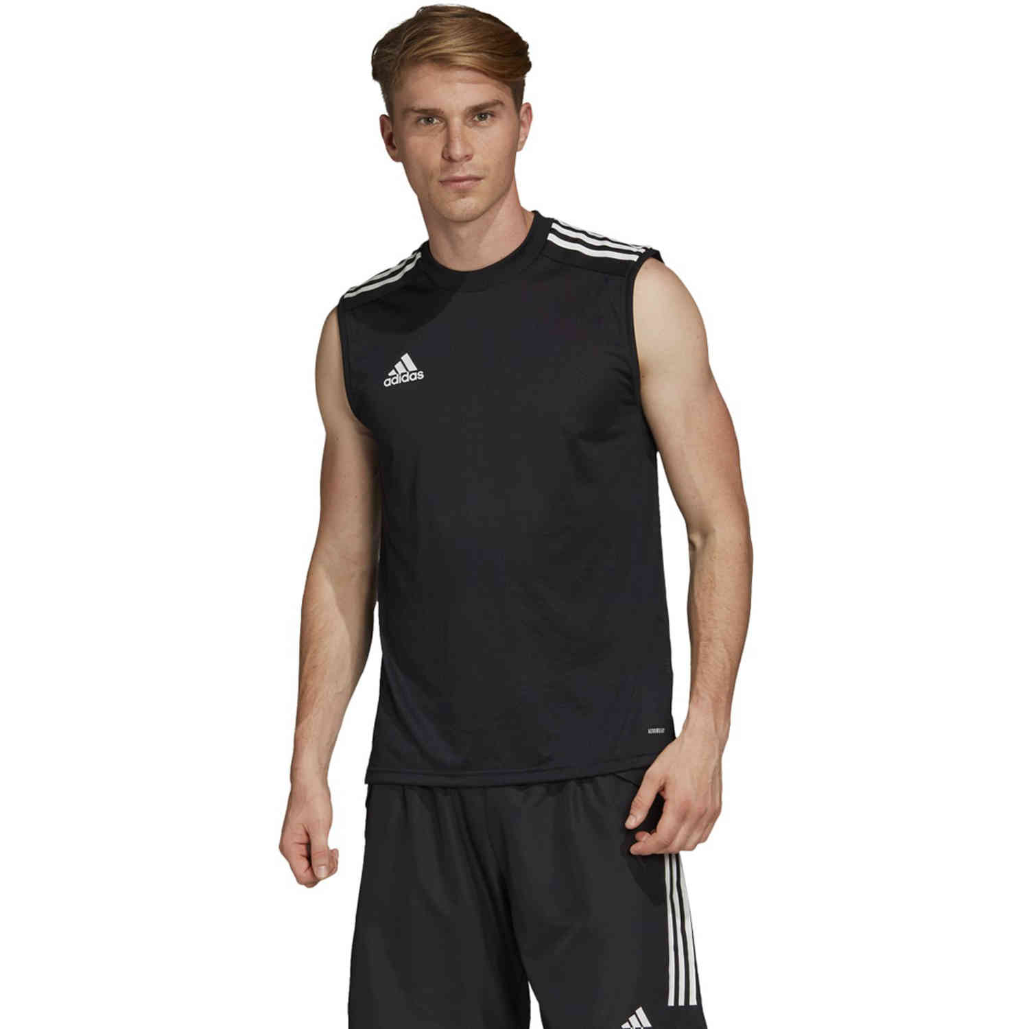 adidas sleeveless soccer jersey