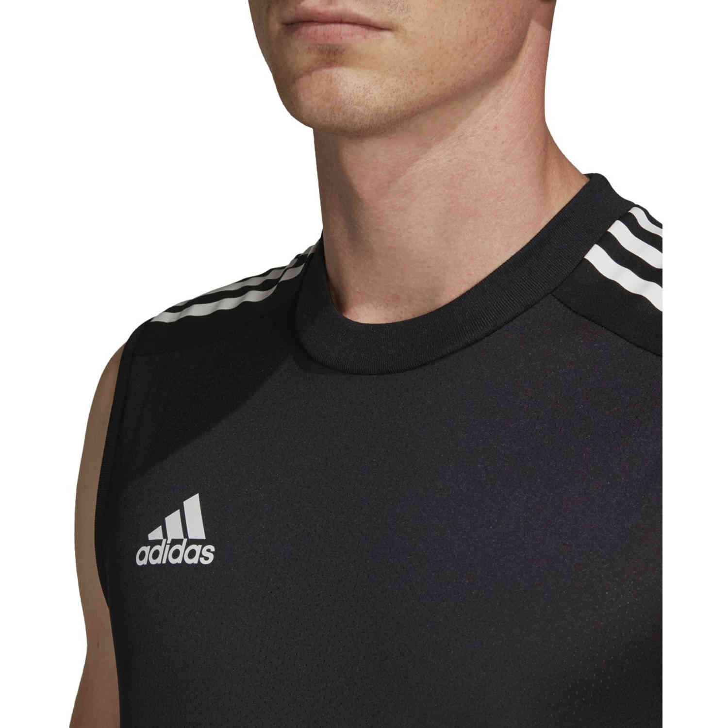 adidas sleeveless soccer jersey
