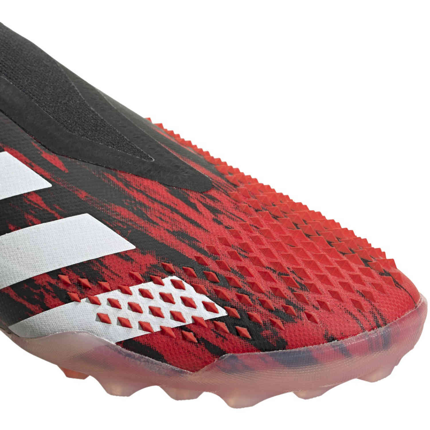 Adidas Predator 20+ Turf White Black Pop football boots.