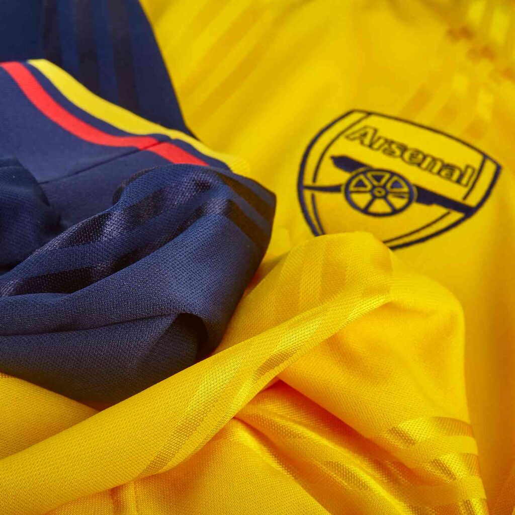 adidas Arsenal L/S Retro Jersey - Equipment Yellow/Collegiate Navy ...