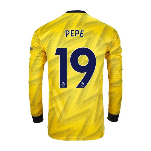 2019/20 adidas Nicolas Pepe Arsenal Away L/S Stadium Jersey