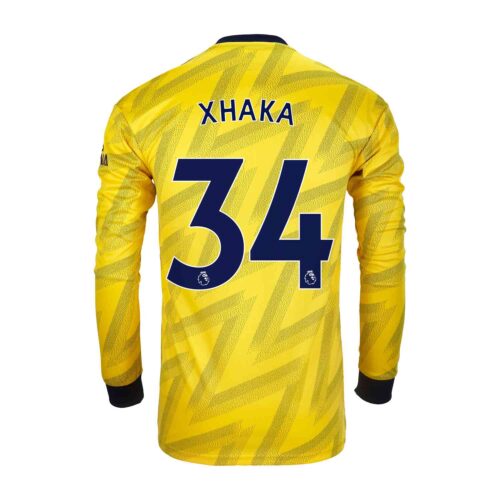 2019/20 adidas Granit Xhaka Arsenal Away L/S Stadium Jersey