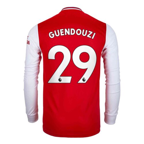 2019/20 adidas Matteo Guendouzi Arsenal Home L/S Jersey