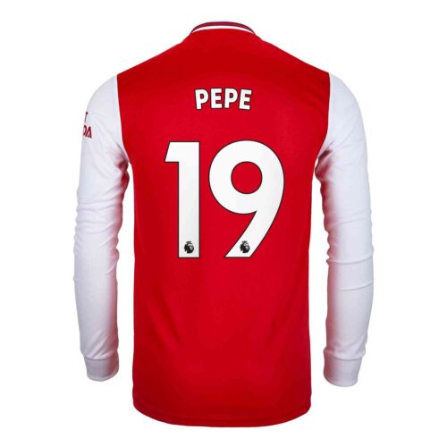 2019/20 adidas Nicolas Pepe Arsenal Home L/S Jersey