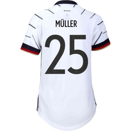 2020 Womens adidas Thomas Muller Germany Home Jersey