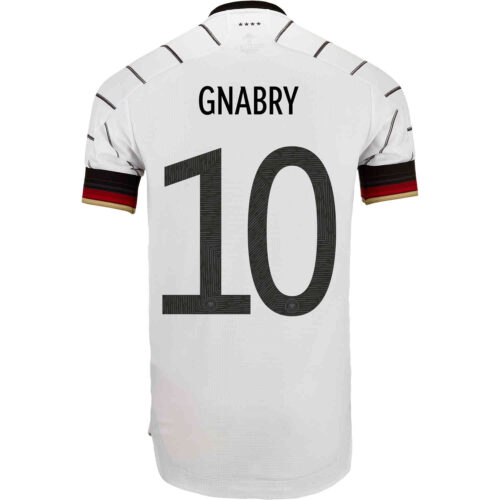 2020 adidas Serge Gnabry Germany Home Authentic Jersey