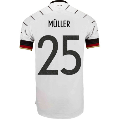 2020 adidas Thomas Muller Germany Home Authentic Jersey