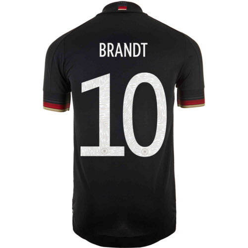 2021 adidas Julian Brandt Germany Away Authentic Jersey