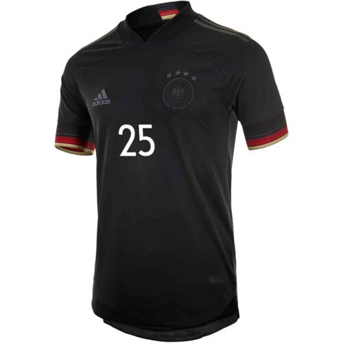 2021 adidas Thomas Muller Germany Away Authentic Jersey