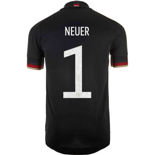 2021 adidas Manuel Neuer Germany Away Authentic Jersey