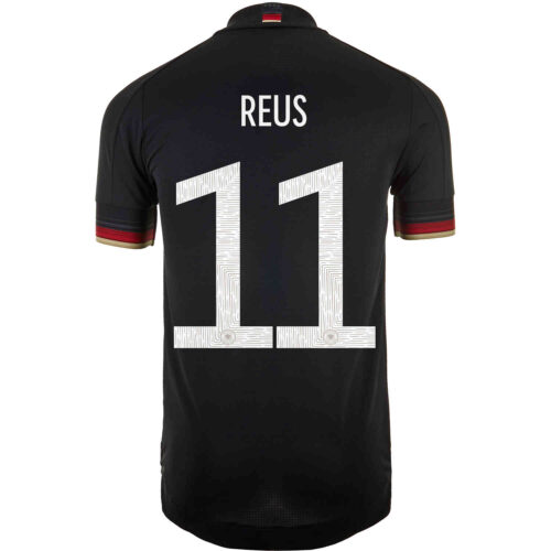 2021 adidas Marco Reus Germany Away Authentic Jersey