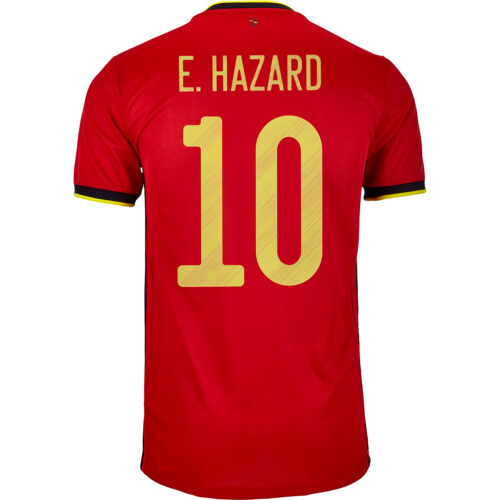 2020 adidas Eden Hazard Belgium Home Jersey