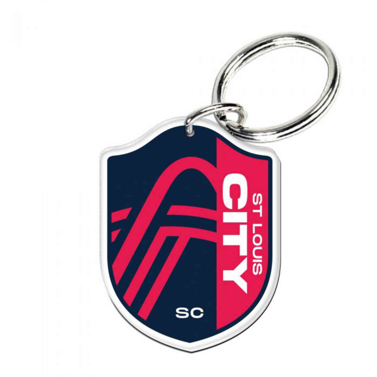 St. Louis City SC Crest Keychain - SoccerPro