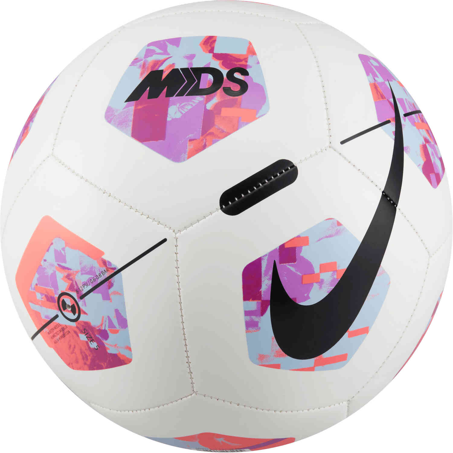 Nike MDS Mercurial Fade Soccer Ball White Cobalt Bliss with Black SoccerPro