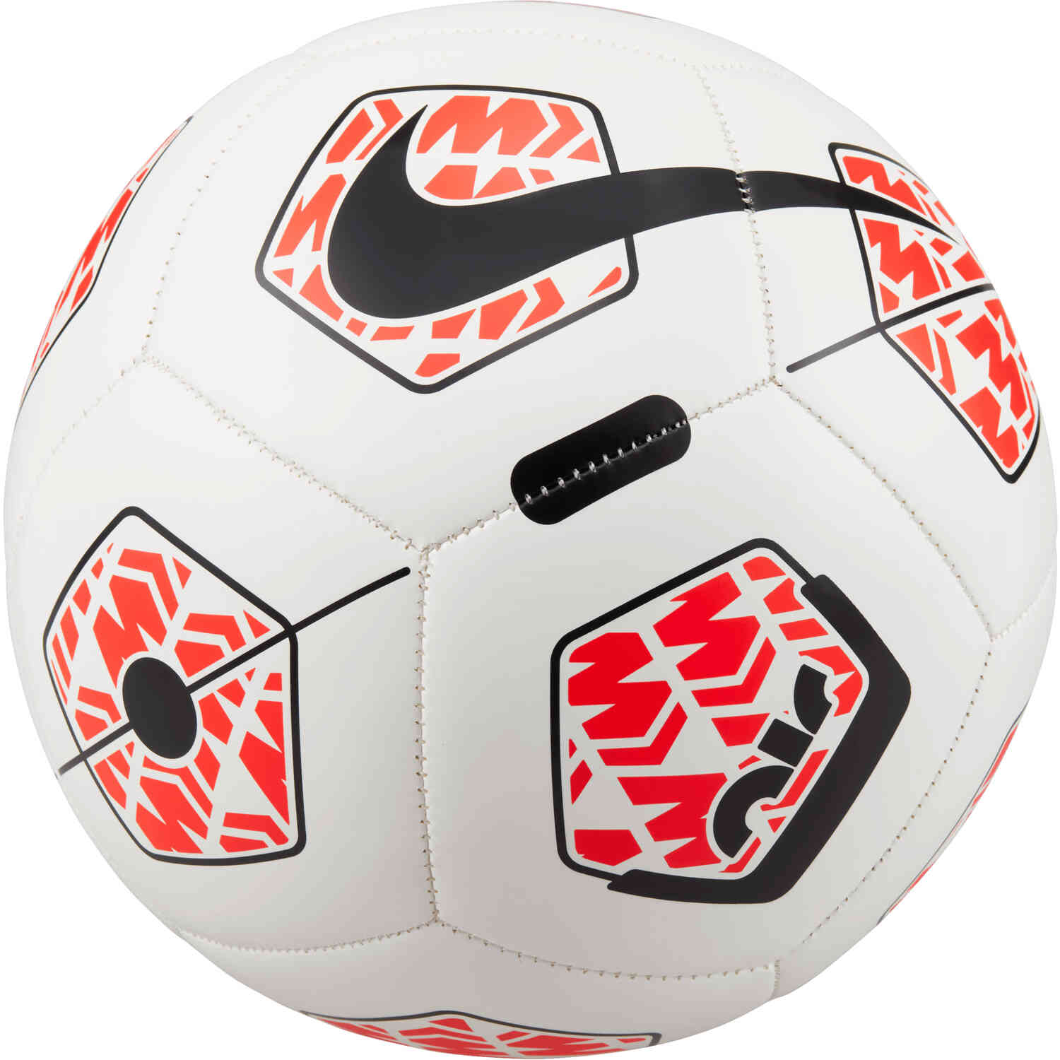 Nike Premier League Mercurial Fade Soccer Ball – White & Bright Crimson with Black