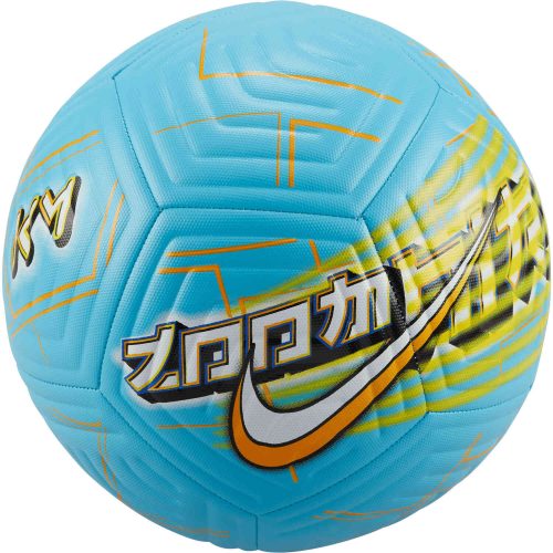 Nike Kylian Mbappe Academy Soccer Ball – Baltic Blue & Sundial with White