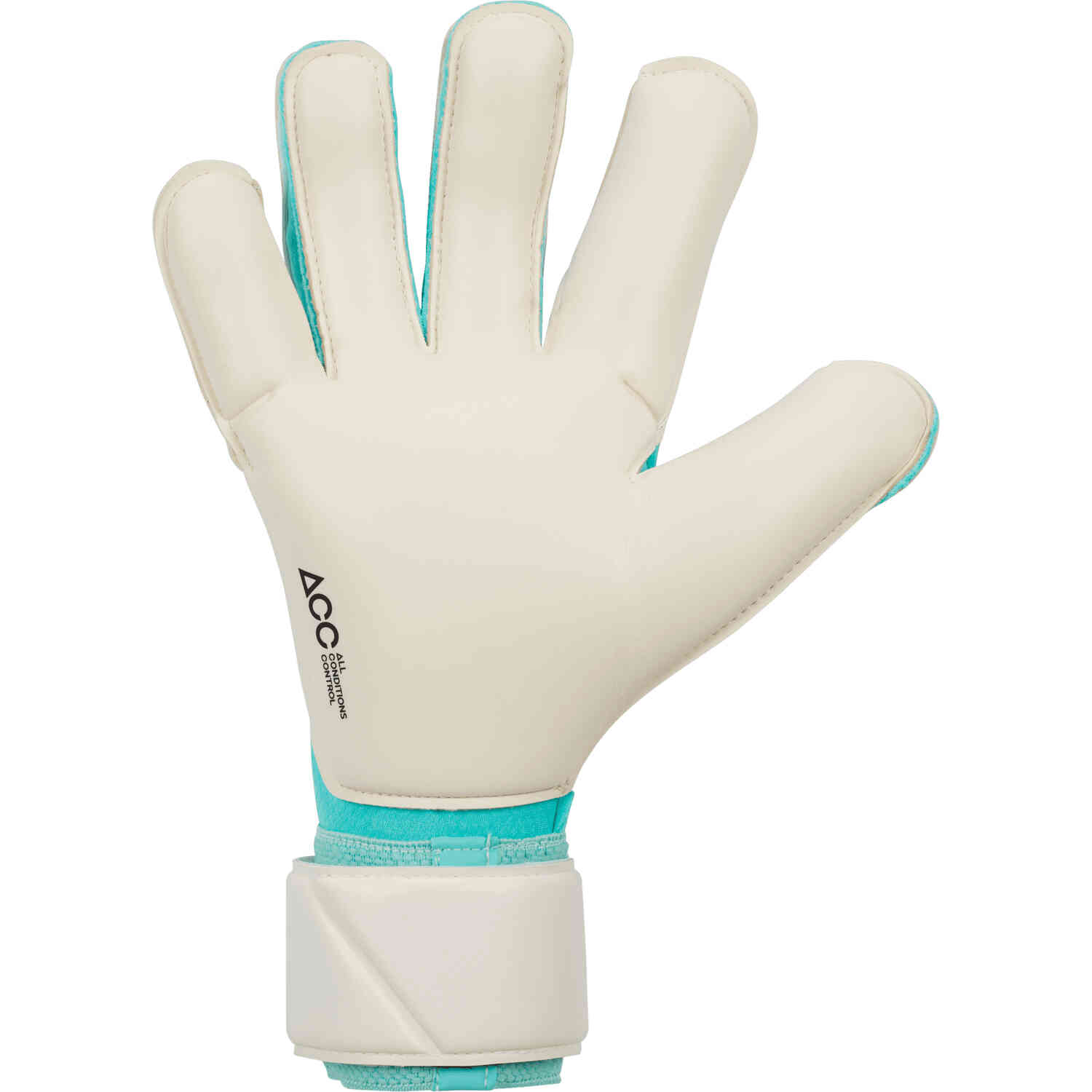 Nike Vapor Grip3 Goalkeeper Gloves Black Hyper Turq with Rush Fucshia with White SoccerPro
