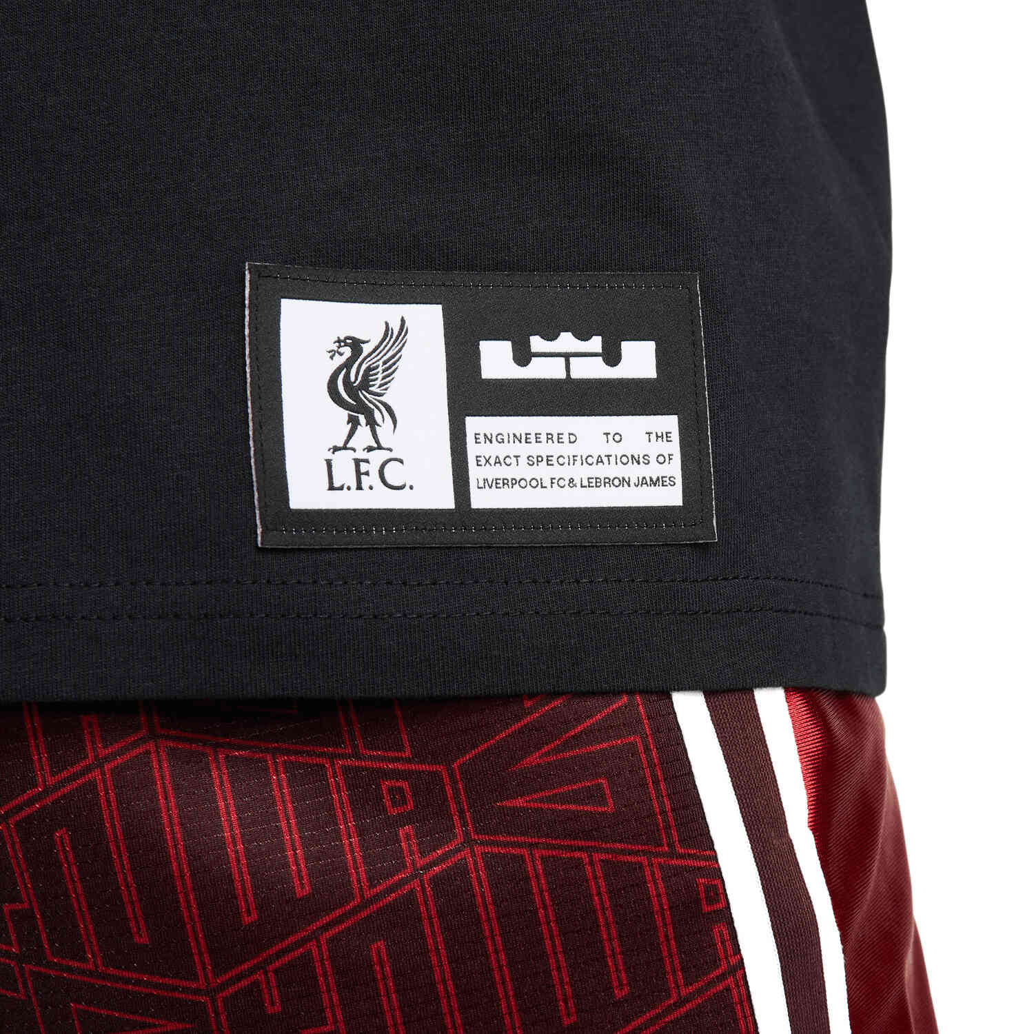 Nike Lebron James x Liverpool Max90 L/S Lifestyle Tee - Black - SoccerPro
