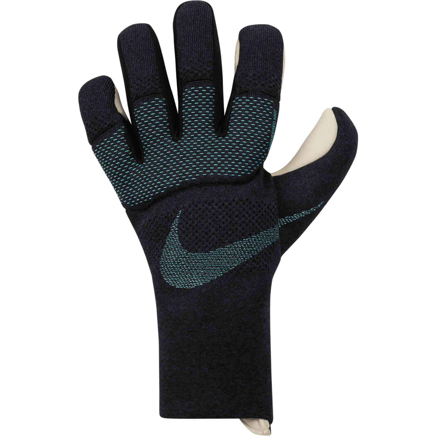 Nike Vapor Grip3 Goalkeeper Gloves Black Fuschia Dream with Hyper Turq. SoccerPro