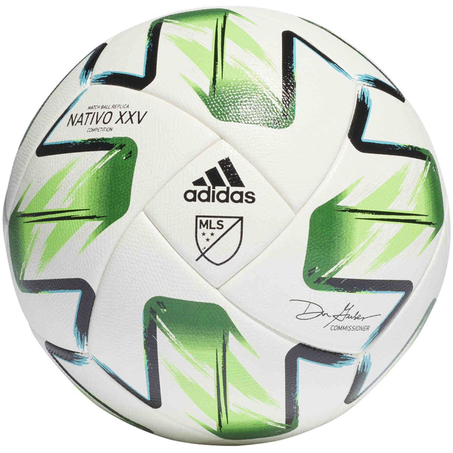 green adidas soccer ball