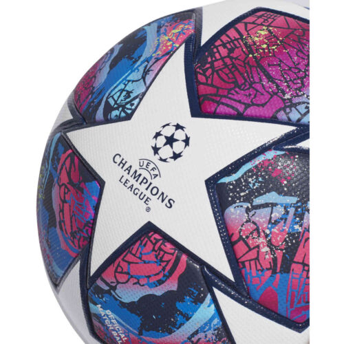 adidas Finale Istanbul Pro Official Match Soccer Ball – White & Pantone with Collegiate Royal