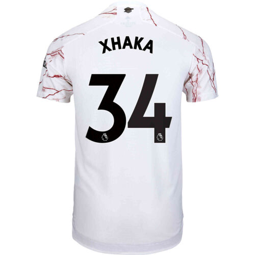 2020/21 adidas Granit Xhaka Arsenal Away Authentic Jersey