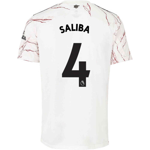 2020/21 Kids adidas Willian Saliba Arsenal Away Jersey