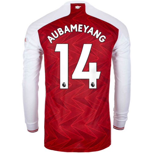 2020/21 adidas Pierre-Emerick Aubameyang Arsenal Home L/S Stadium Jersey