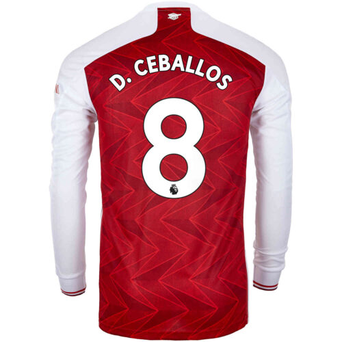 2020/21 adidas Dani Ceballos Arsenal Home L/S Stadium Jersey